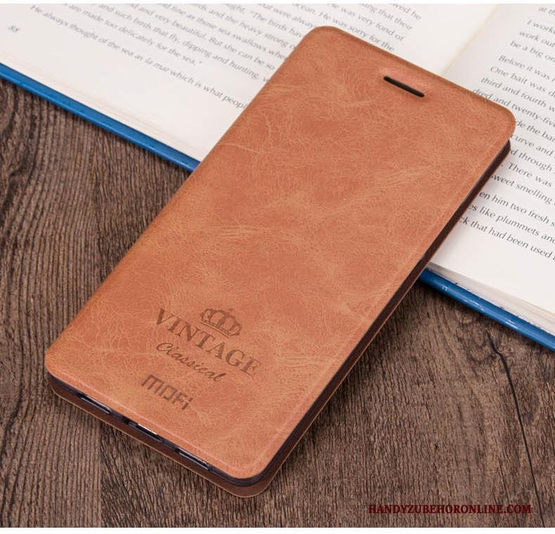 Redmi Note 8 Pro Hoesje Folio Leren Etui Mini Mobiele Telefoon Diepe Kleur Hoes Rood