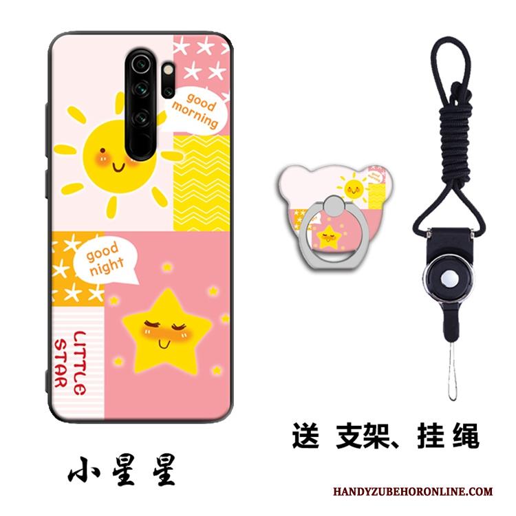 Redmi Note 8 Pro Hoesje Persoonlijk Hanger Spotprent Zacht Ondersteuning Mini Hoes