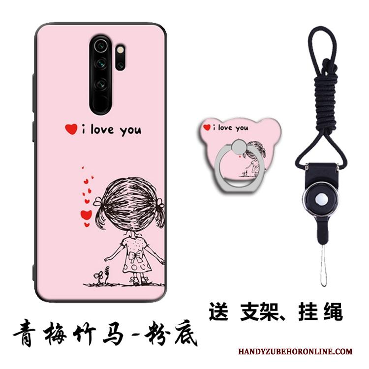 Redmi Note 8 Pro Hoesje Persoonlijk Hanger Spotprent Zacht Ondersteuning Mini Hoes