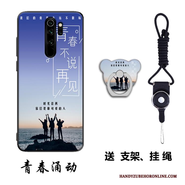 Redmi Note 8 Pro Hoesje Persoonlijk Hanger Spotprent Zacht Ondersteuning Mini Hoes