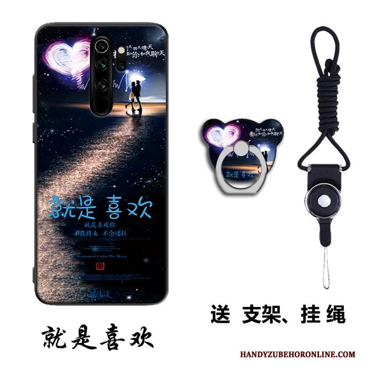Redmi Note 8 Pro Hoesje Persoonlijk Hanger Spotprent Zacht Ondersteuning Mini Hoes