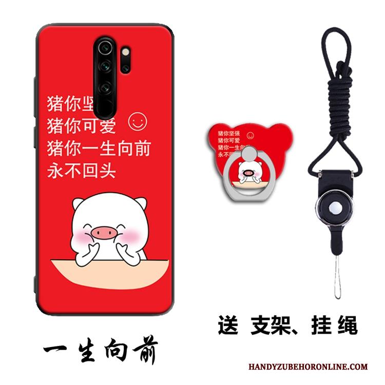 Redmi Note 8 Pro Hoesje Persoonlijk Hanger Spotprent Zacht Ondersteuning Mini Hoes