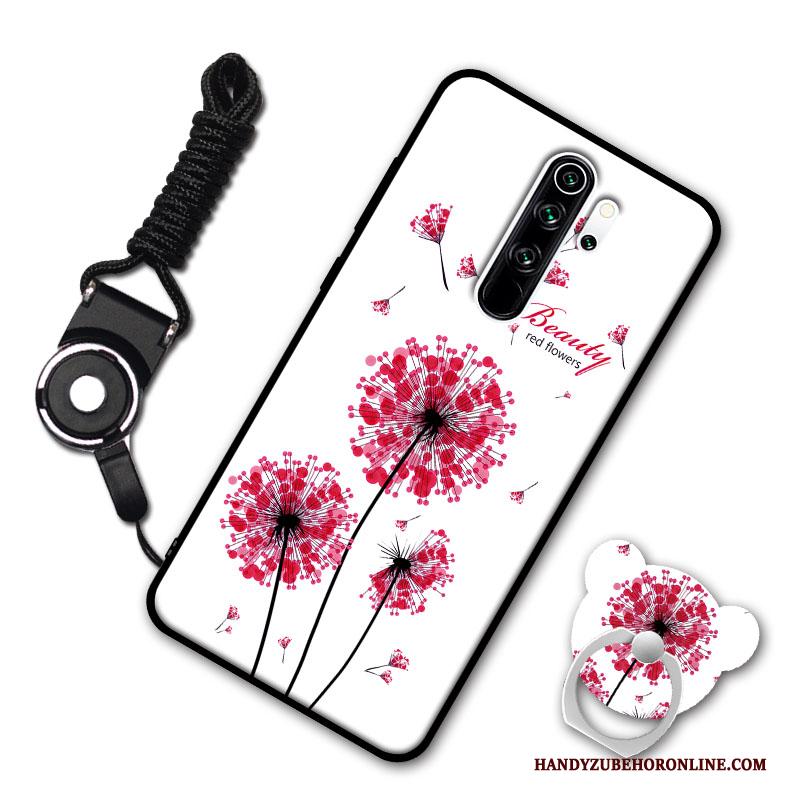 Redmi Note 8 Pro Hoesje Zacht Licht Hanger Anti-fall Trend Rood Bescherming