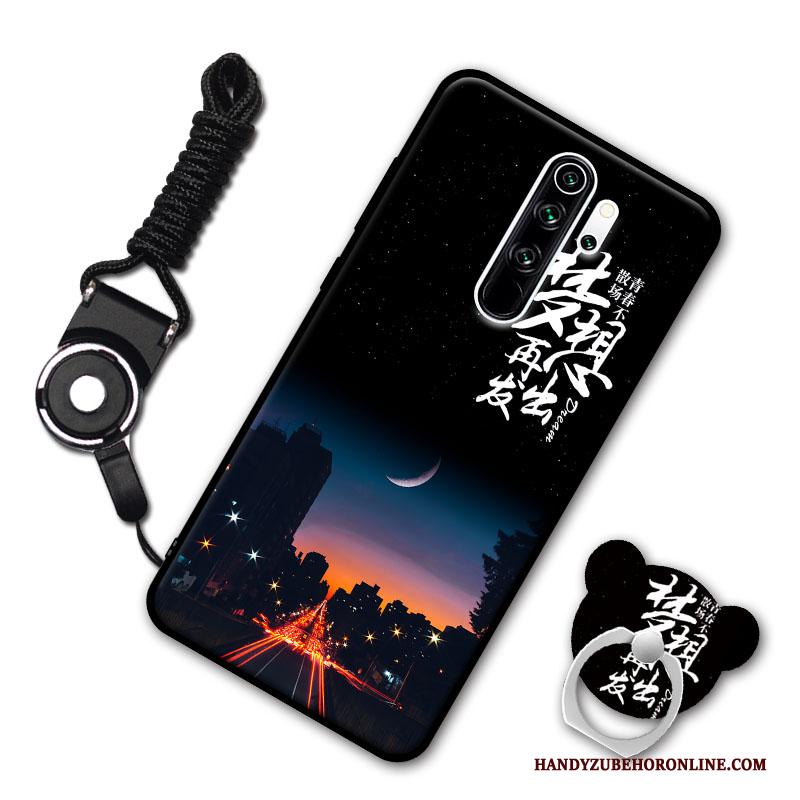 Redmi Note 8 Pro Hoesje Zacht Licht Hanger Anti-fall Trend Rood Bescherming