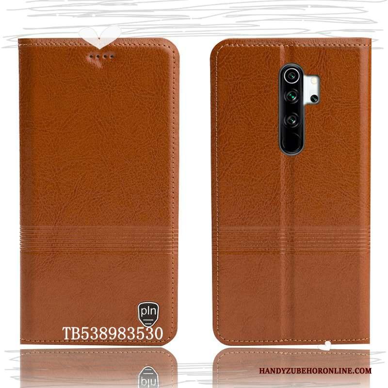 Redmi Note 8 Pro Leren Etui All Inclusive Hoesje Telefoon Bescherming Patroon Mini Rood