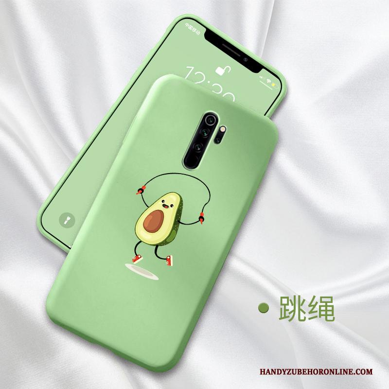 Redmi Note 8 Pro Rood Dual Gebruik Anti-fall Mooie Groen Hoesje Telefoon Hanger