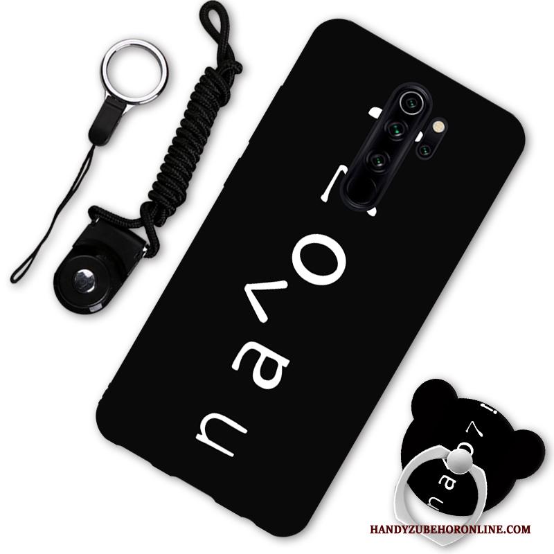 Redmi Note 8 Pro Rood Spotprent Lovers Hoesje Telefoon Ondersteuning Anti-fall Hanger