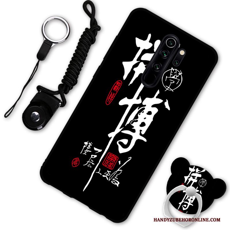 Redmi Note 8 Pro Rood Spotprent Lovers Hoesje Telefoon Ondersteuning Anti-fall Hanger