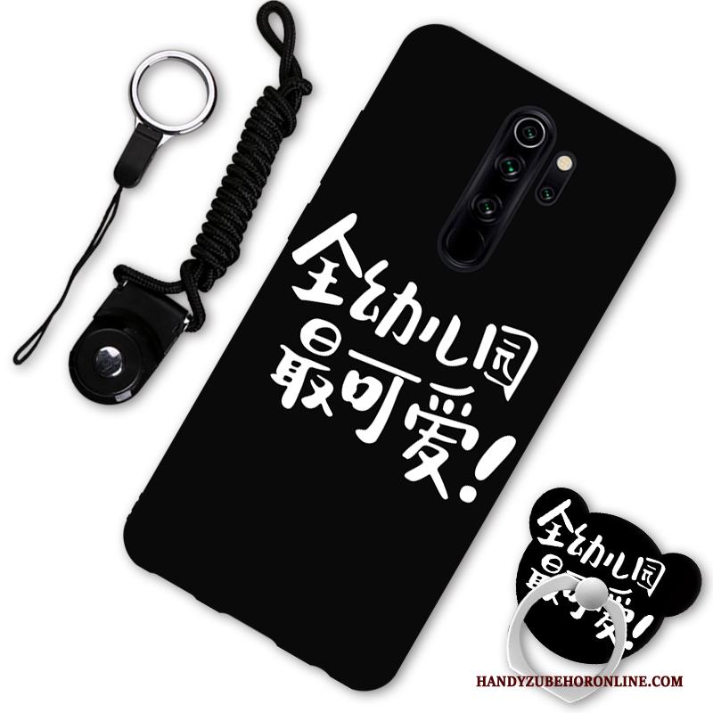 Redmi Note 8 Pro Rood Spotprent Lovers Hoesje Telefoon Ondersteuning Anti-fall Hanger