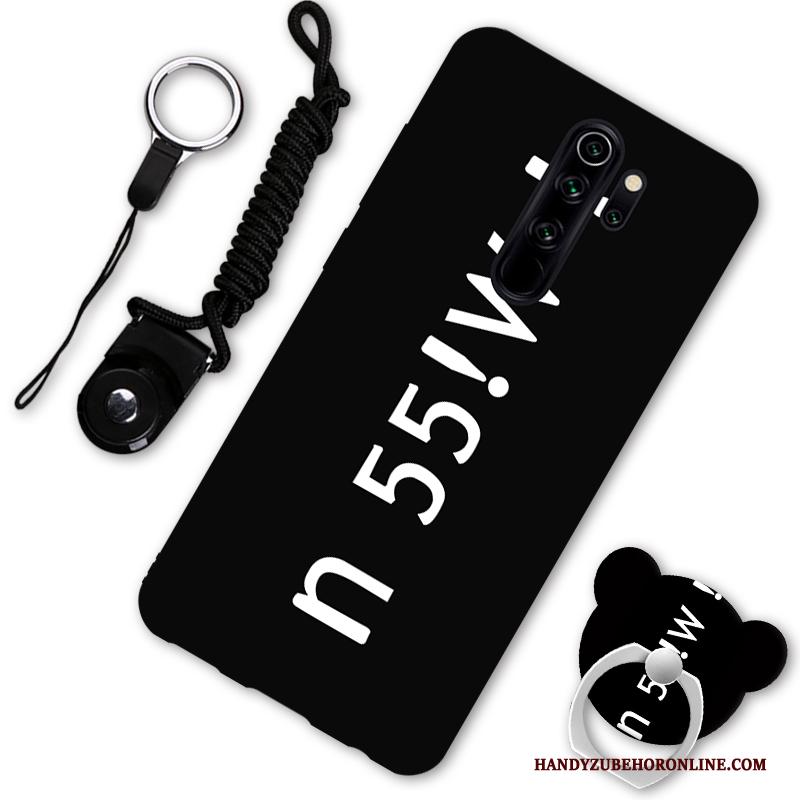 Redmi Note 8 Pro Rood Spotprent Lovers Hoesje Telefoon Ondersteuning Anti-fall Hanger