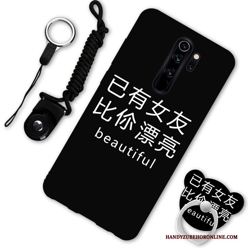 Redmi Note 8 Pro Rood Spotprent Lovers Hoesje Telefoon Ondersteuning Anti-fall Hanger