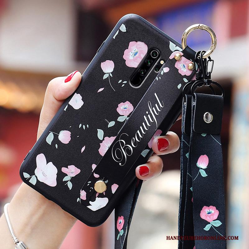 Redmi Note 8 Pro Rood Wit Hoes Hoesje Telefoon Hanger Bescherming