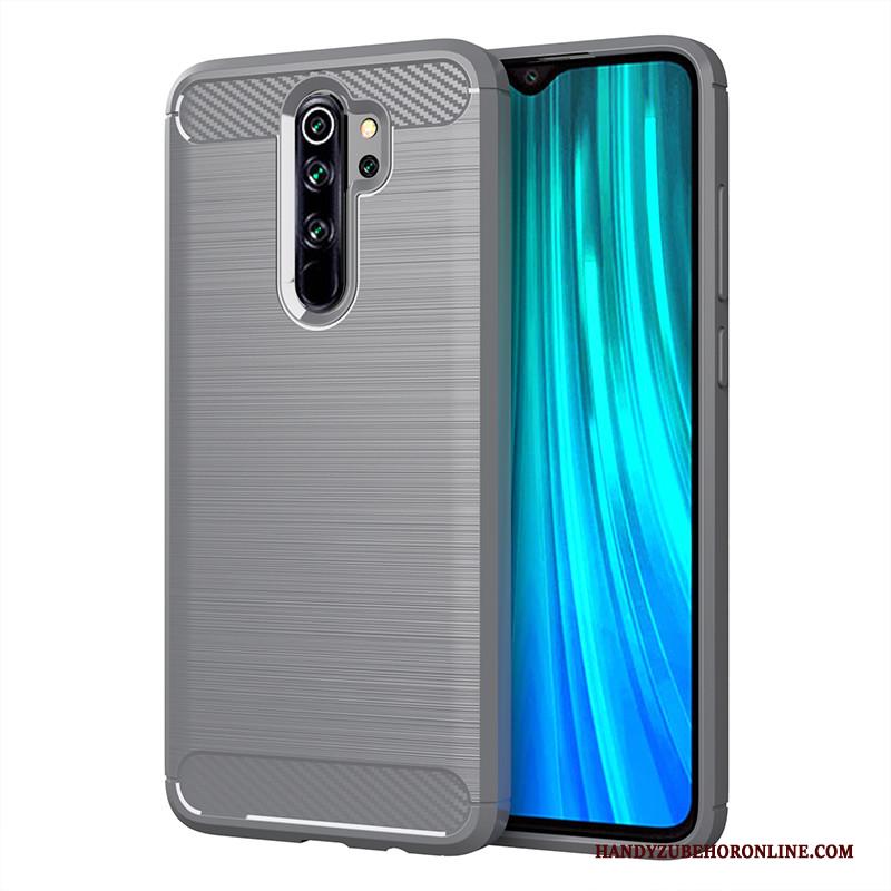 Redmi Note 8 Pro Zacht Rood Zwart Bescherming Gasbag All Inclusive Hoesje Telefoon