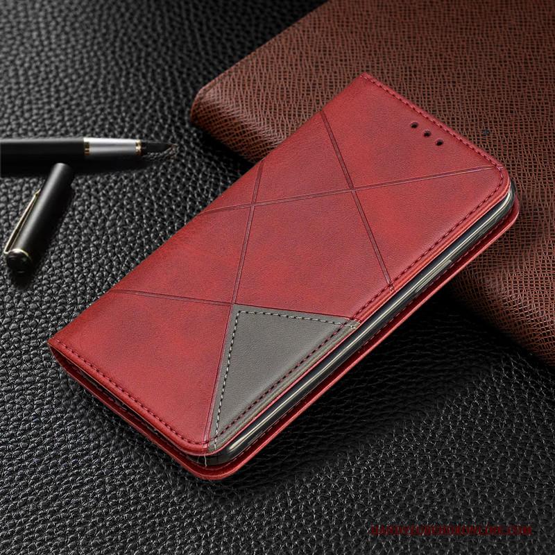 Redmi Note 8t Hanger Rood Automatisch Bescherming Hoes Hoesje Trend