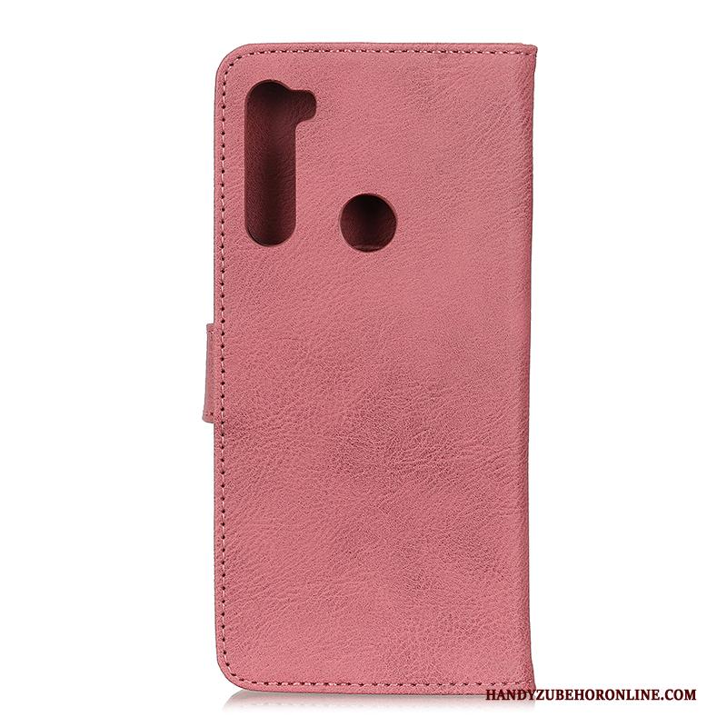 Redmi Note 8t Nieuw Hoes Portemonnee Leren Etui All Inclusive Rood Hoesje Telefoon