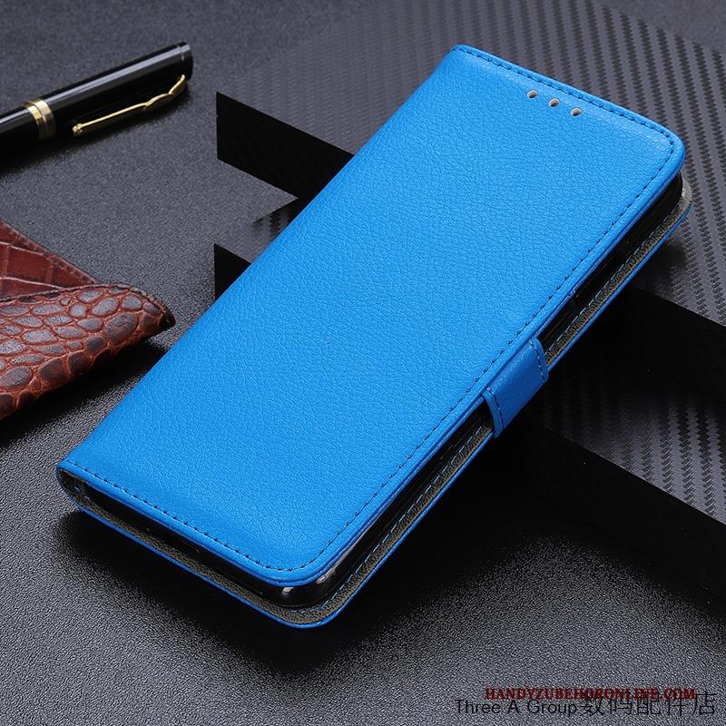 Redmi Note 9 Pro Eenvoudige Rood Hoesje Telefoon Mini Purper Leren Etui Kaart