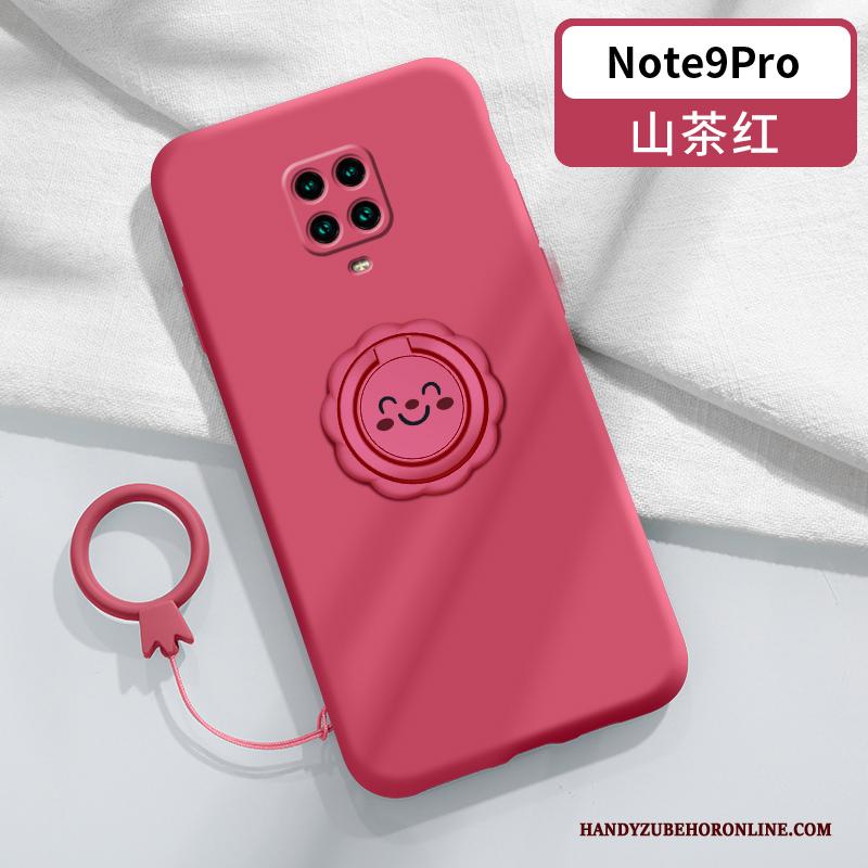 Redmi Note 9 Pro Rood Groen Bescherming Hoesje Telefoon Smiley Schrobben Persoonlijk