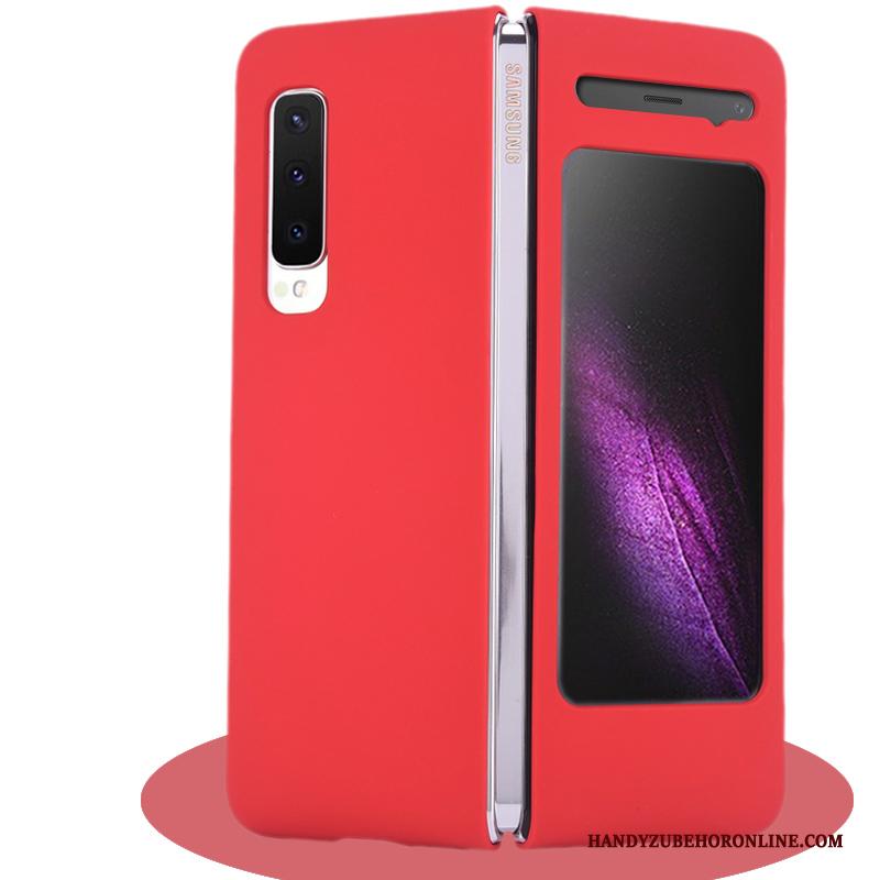 Samsung Fold Dun Purper Vouw Schrobben Ster All Inclusive Hoesje