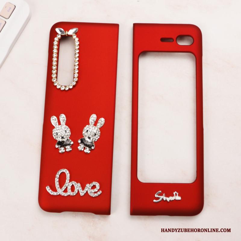Samsung Fold Hoesje Anti-fall Spotprent Rood Mooie Hoes All Inclusive Ster