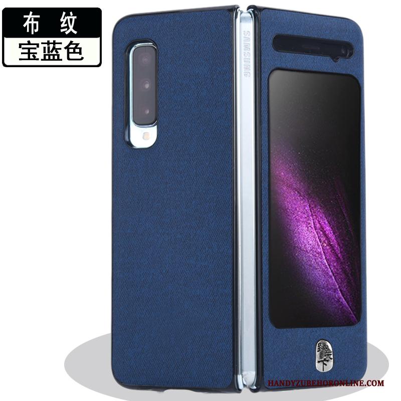 Samsung Fold Hoesje Bescherming Mobiele Telefoon Hoes Leren Etui Spleet Vouw Anti-fall