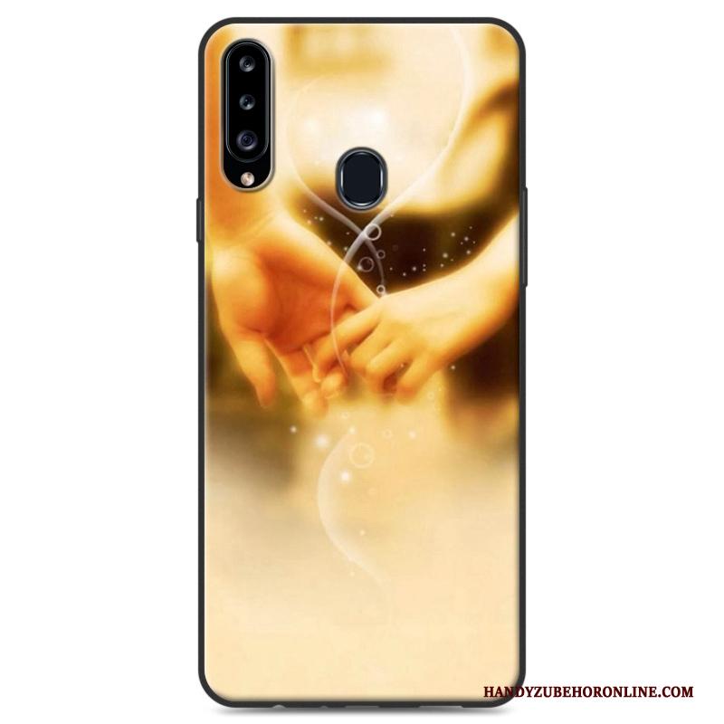 Samsung Galaxy A20s Hoesje Telefoon Hanger Ster Zacht Bescherming Kleur Hart