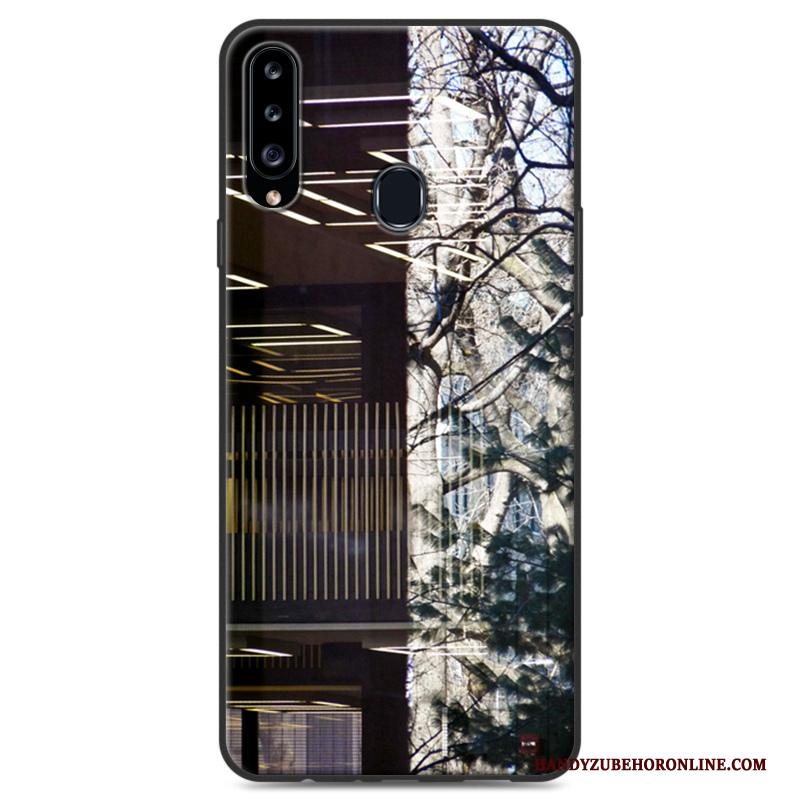 Samsung Galaxy A20s Hoesje Telefoon Hanger Ster Zacht Bescherming Kleur Hart