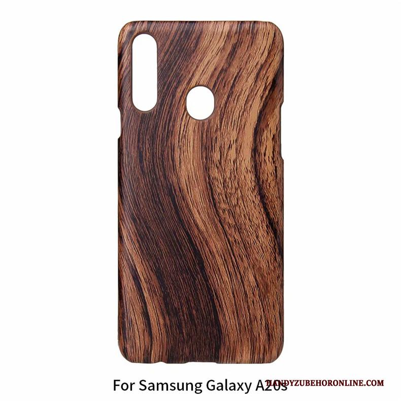 Samsung Galaxy A20s Schrobben Ster Luipaard Hoesje Bescherming Telefoon Trendy Merk