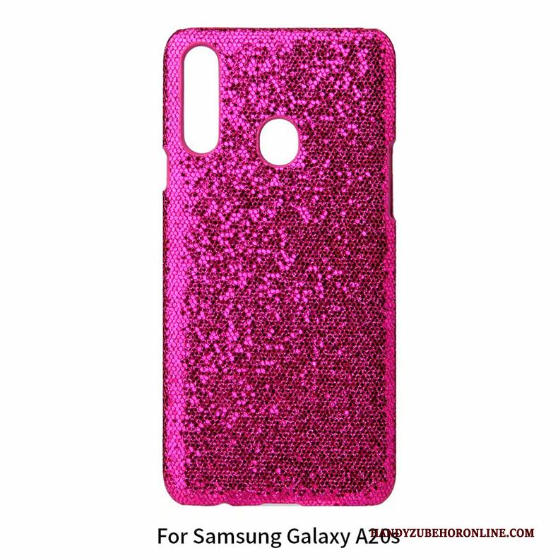 Samsung Galaxy A20s Schrobben Ster Luipaard Hoesje Bescherming Telefoon Trendy Merk