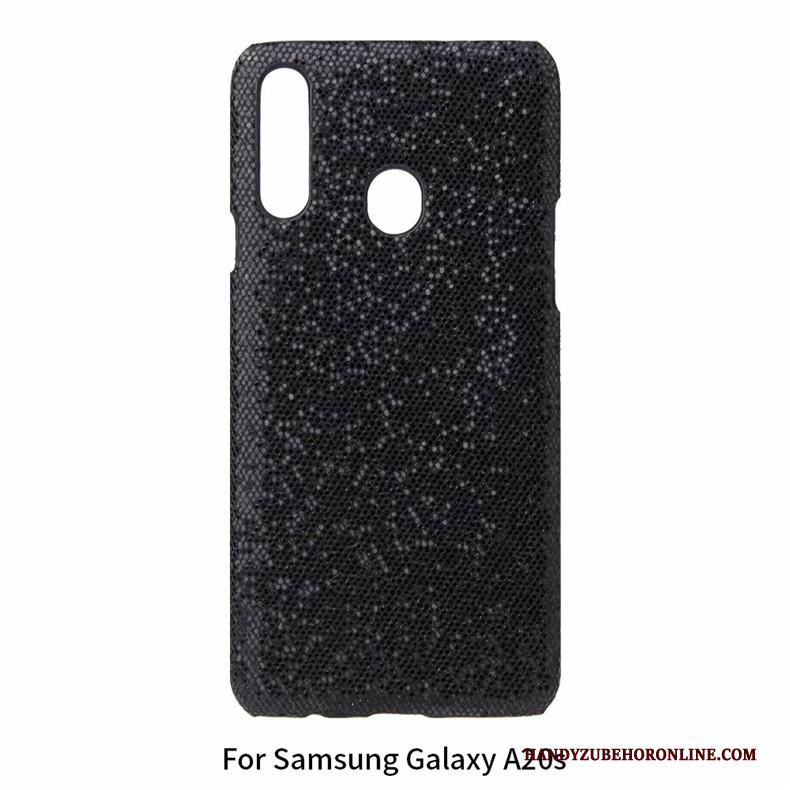 Samsung Galaxy A20s Schrobben Ster Luipaard Hoesje Bescherming Telefoon Trendy Merk