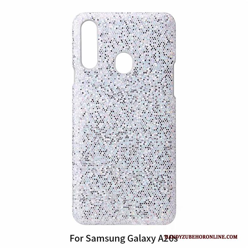 Samsung Galaxy A20s Schrobben Ster Luipaard Hoesje Bescherming Telefoon Trendy Merk