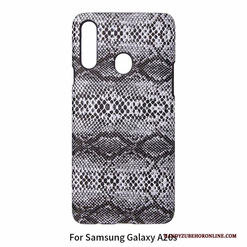 Samsung Galaxy A20s Schrobben Ster Luipaard Hoesje Bescherming Telefoon Trendy Merk