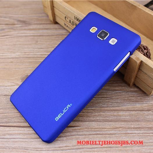 Samsung Galaxy A3 2015 Geschilderd Bescherming Dun Blauw Hoesje Telefoon Ster Hard