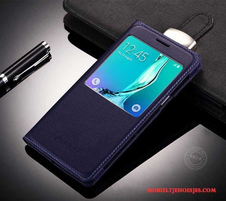 Samsung Galaxy A3 2015 Hoes Bescherming Hoesje Telefoon Nieuw Ster Folio Leren Etui