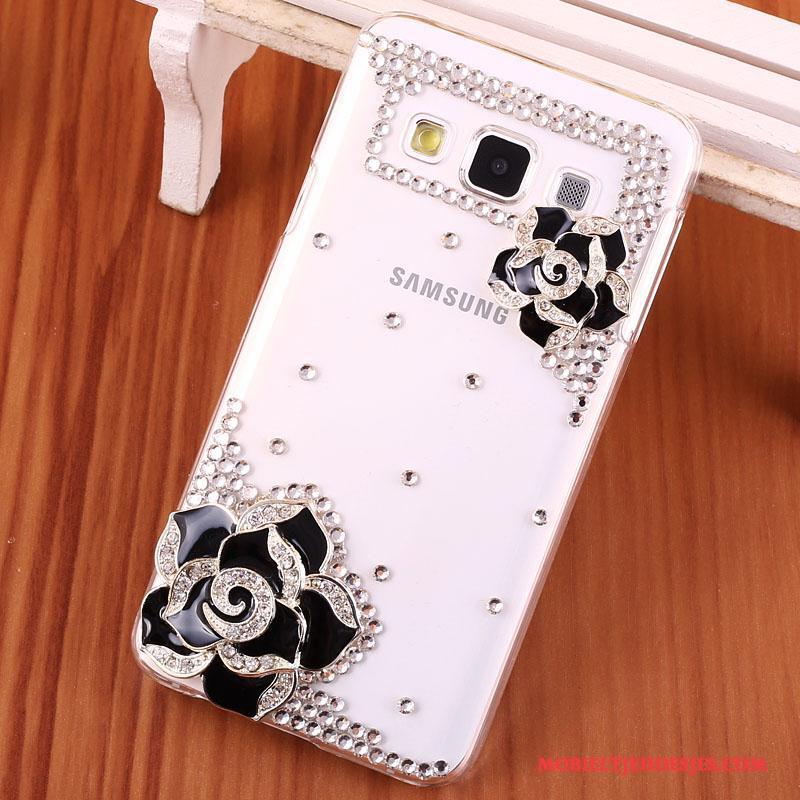 Samsung Galaxy A3 2015 Met Strass Hard Ster Hoesje Bescherming Anti-fall Telefoon