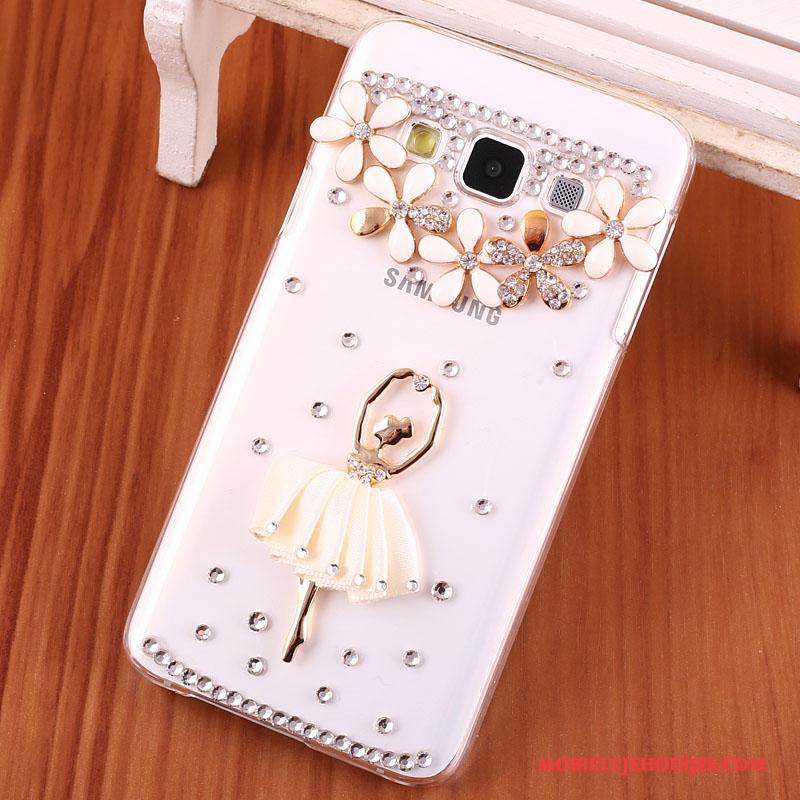 Samsung Galaxy A3 2015 Met Strass Hard Ster Hoesje Bescherming Anti-fall Telefoon