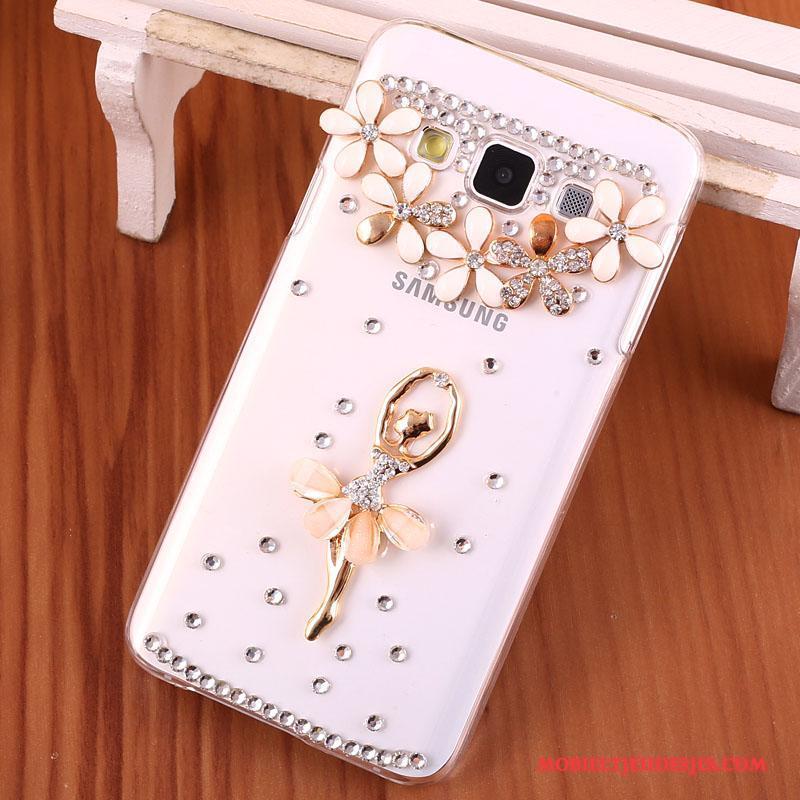 Samsung Galaxy A3 2015 Met Strass Hard Ster Hoesje Bescherming Anti-fall Telefoon