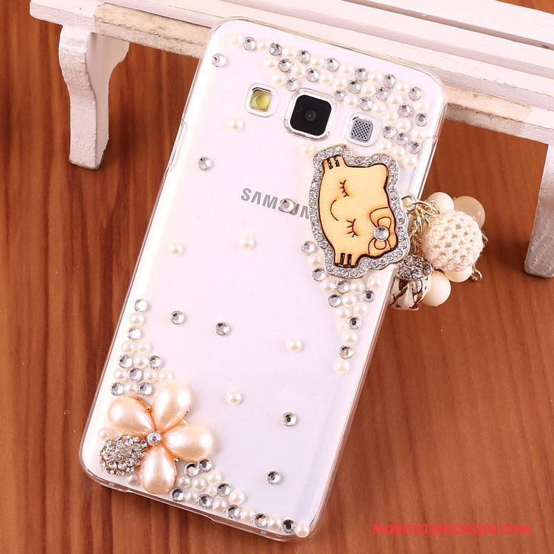 Samsung Galaxy A3 2015 Met Strass Hard Ster Hoesje Bescherming Anti-fall Telefoon