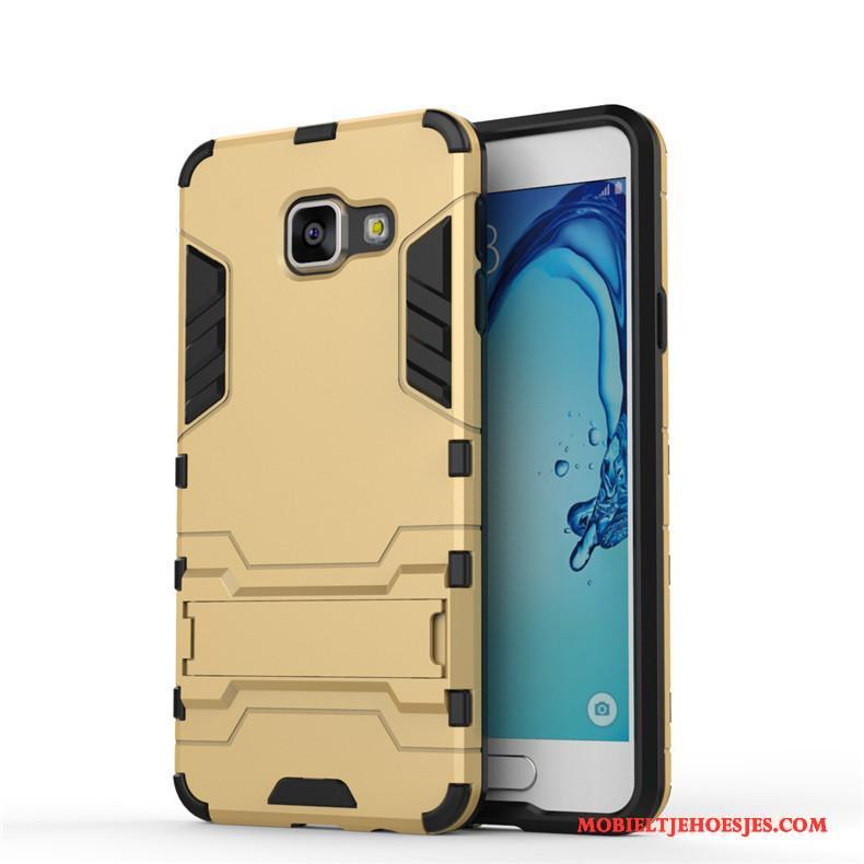 Samsung Galaxy A3 2016 Ster Bescherming Hoesje Telefoon Anti-fall Hard Mobiele Telefoon Geel