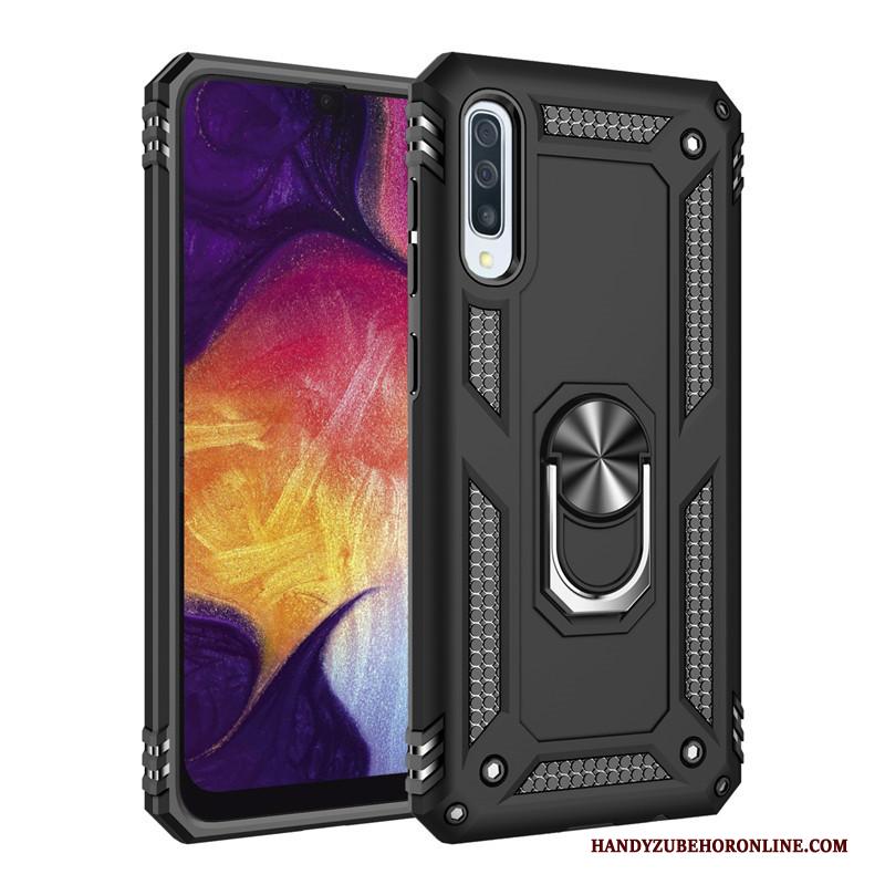 Samsung Galaxy A30s Siliconen Klittenband Magnetisch Zacht Hoesje Telefoon Bescherming Trend