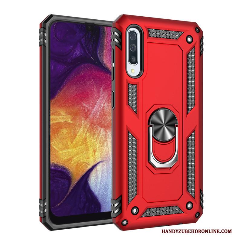 Samsung Galaxy A30s Siliconen Klittenband Magnetisch Zacht Hoesje Telefoon Bescherming Trend