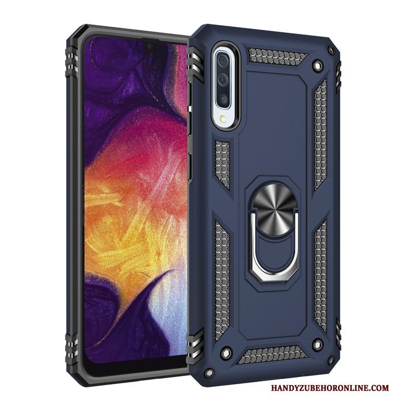 Samsung Galaxy A30s Siliconen Klittenband Magnetisch Zacht Hoesje Telefoon Bescherming Trend