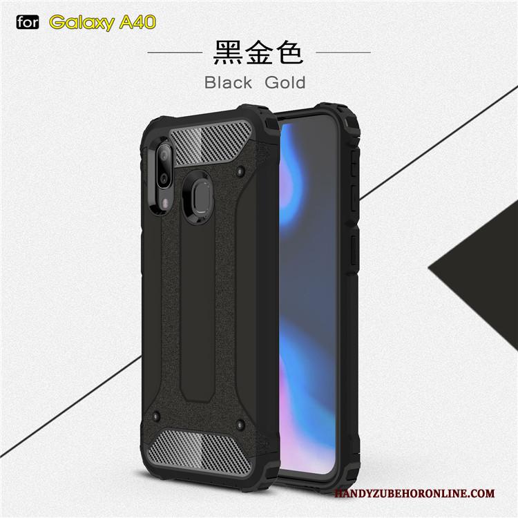 Samsung Galaxy A40 Bescherming Hoes Anti-fall Hard Zacht Hoesje Siliconen