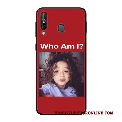 Samsung Galaxy A40s Roze Zacht Hoes Hoesje Schrobben Trend Bescherming