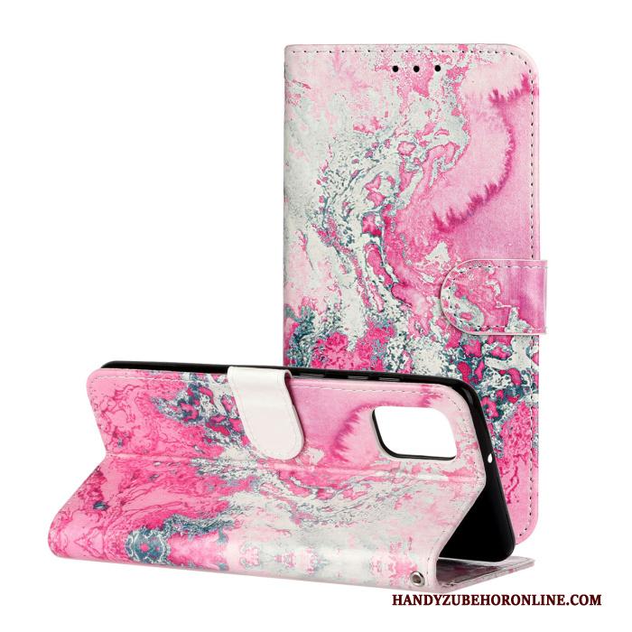 Samsung Galaxy A41 All Inclusive Hoes Leren Etui Hoesje Telefoon Ster Trend Spotprent