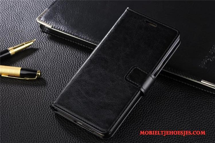 Samsung Galaxy A5 2015 Hoesje Folio Bescherming Telefoon Echt Leer Leren Etui Ster
