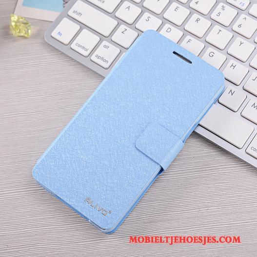 Samsung Galaxy A5 2015 Rose Goud Hoesje Telefoon Mobiele Telefoon Leren Etui Clamshell Bescherming Ster