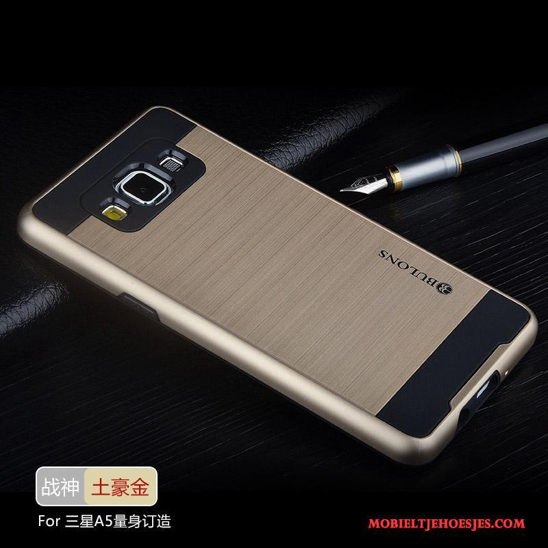 Samsung Galaxy A5 2015 Siliconen Grijs Hoes Trend Hoesje Telefoon Ster Anti-fall