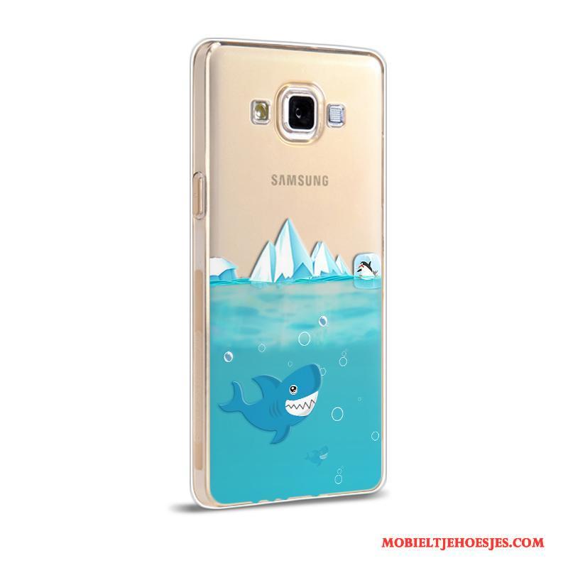 Samsung Galaxy A5 2015 Ster Siliconen Zacht Hoes Bescherming Hoesje Telefoon Anti-fall