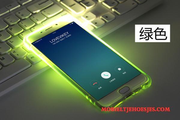Samsung Galaxy A5 2016 Hoesje Zacht Roze Bescherming Doorzichtig Ster Siliconen