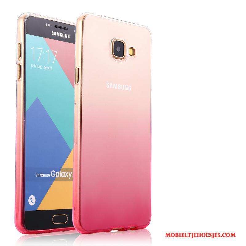 Samsung Galaxy A5 2016 Hoesje Zacht Telefoon Siliconen Bescherming Ster Rood